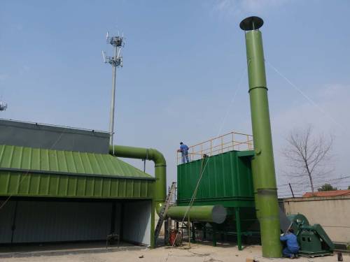 除塵器現場安裝圖